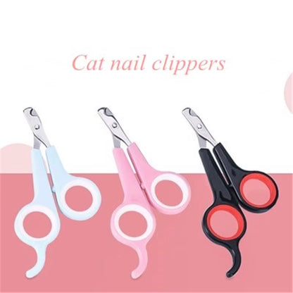 Pet Nail Clippers Cat Nail Clippers Cat Stainless Steel Nail Clippers Pet Cleaning Supplies