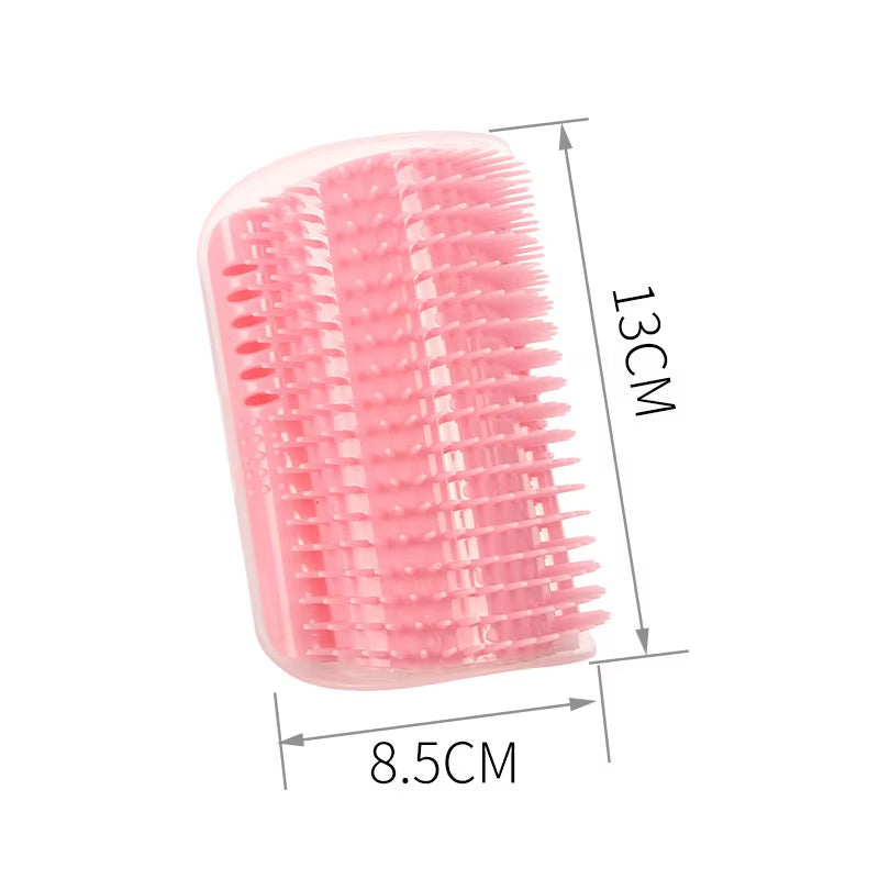 Massage Pet Cat Brush Corner Scrape Hair Removal Beauty Clean Corner Brush Removable Scratcher Comb for Kitten Cat